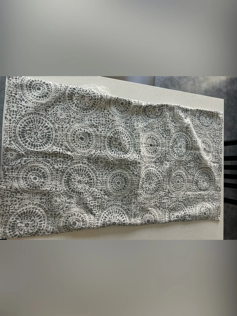 Pottery Barn Cotton Jacquard Medallion King Pillowcase 1